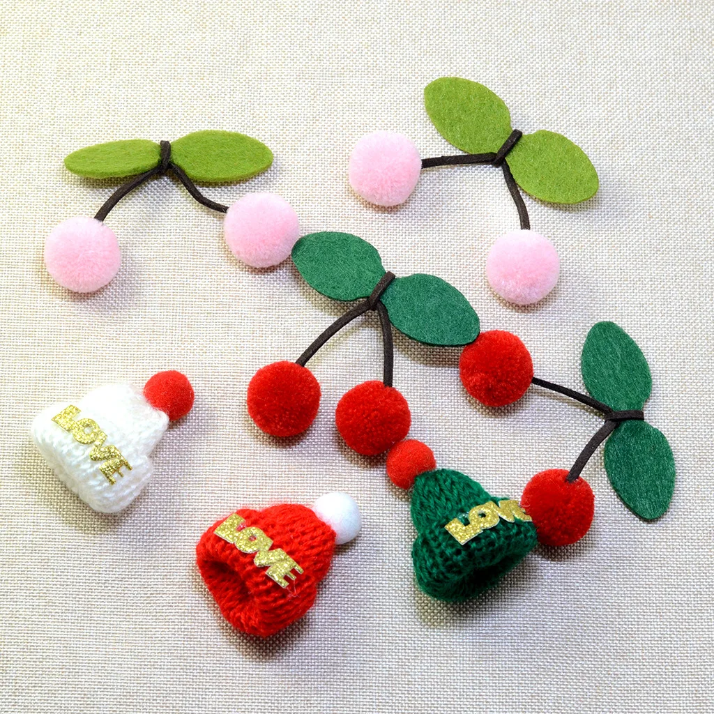 10pc Mixed Cherry Flatback Button Embellishment Scrapbooking DIY Phone Craft