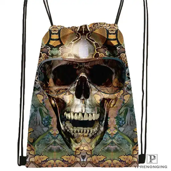 Drawstring Backpack Custom кричащий дизайн татуировки Иисуса походная сумка на шнурке милый рюкзак для детей(черная спинка) 31x40 см#180531-04-59 - Цвет: Drawstring Backpack