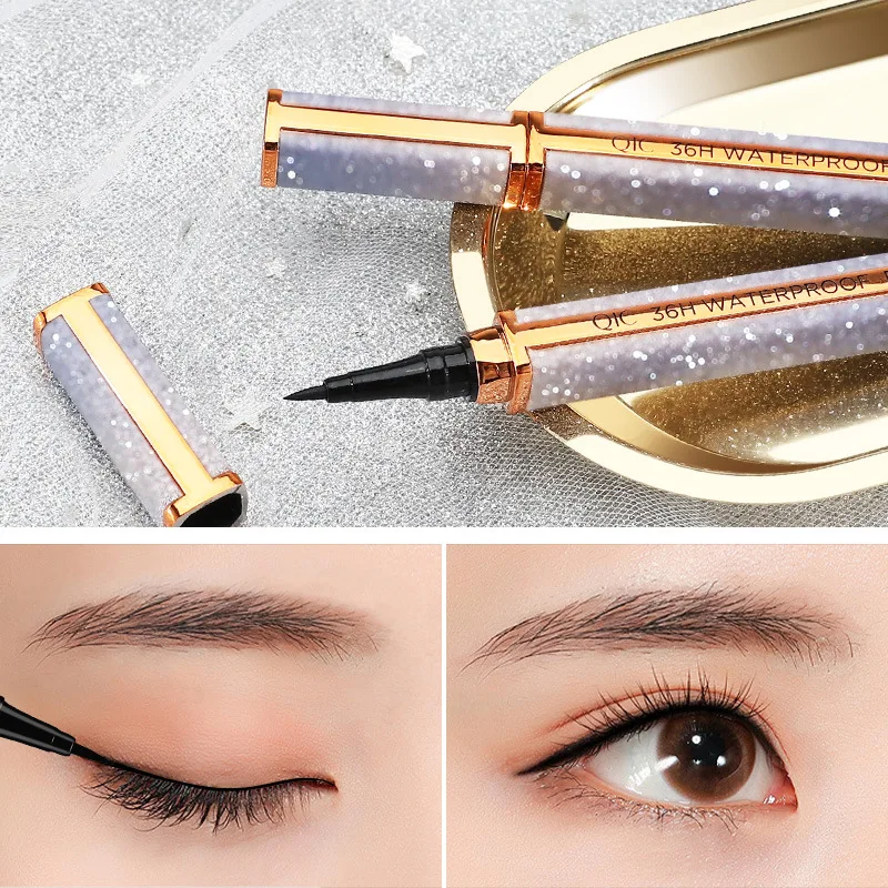 

QIC Star Eyeliner Pen Douyin Live Deft Online Celebrity Makeup Waterproof And Sweatproof Long-lasting Not Smudge Eyeliner