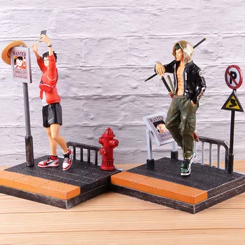

Onepiece Roronoa Zoro Monkey D Luffy PVC Collectible Action Figure One Piece Model Toy Anime Statues
