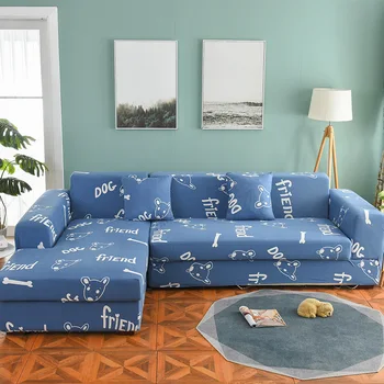 

Green Leaf Sofa Cover Cotton Set Elastic Couch Cover Sofa Covers for Living Room Pets cubre sofa Sofa Towel 1/2/3/4-Seater 1PC