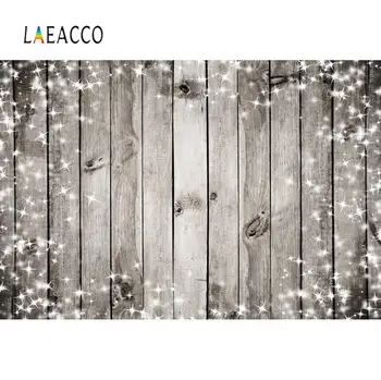 

Laeacco Glitter Shiny Star Old Planks Wooden Board Party Baby Child Portrait Photo Background Photography Backdrop Photo Studio