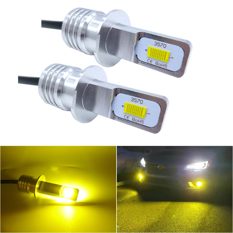 2x H8 H11 LED Bulb H1 H3 9006 HB4 H7 Fog Lights White Car Daytime Running Light DRL Lamp Auto Driving | Автомобили и мотоциклы