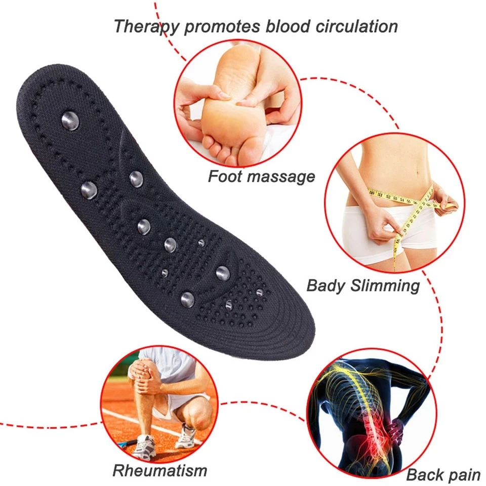 Ортопедические магнитные терапевтические магниты премиум класса, забота о здоровье, массажные стельки для ног, Удобные стельки для обуви унисекс, магнитные стельки