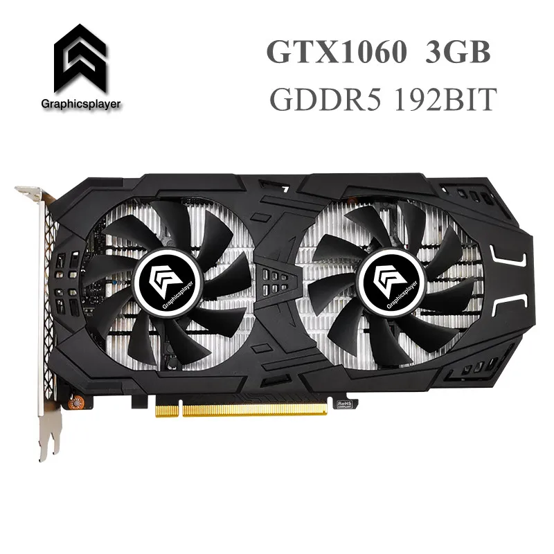 gaming card for pc Computer graphics card GTX1060 3GB 192BIT GTX1050TI 4GB 128BIT video card VGA forPC computer games video card for pc Graphics Cards