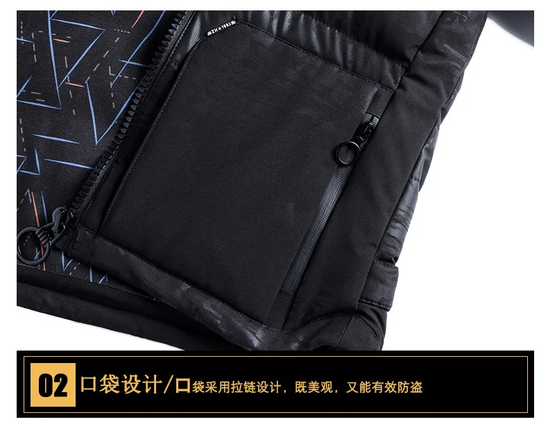 Winter Thick Hooded Cotton-padded Clothes Men's Fashion Short Loose And Plus-sized Down Coat Korean-style Trend Workwear Cotton