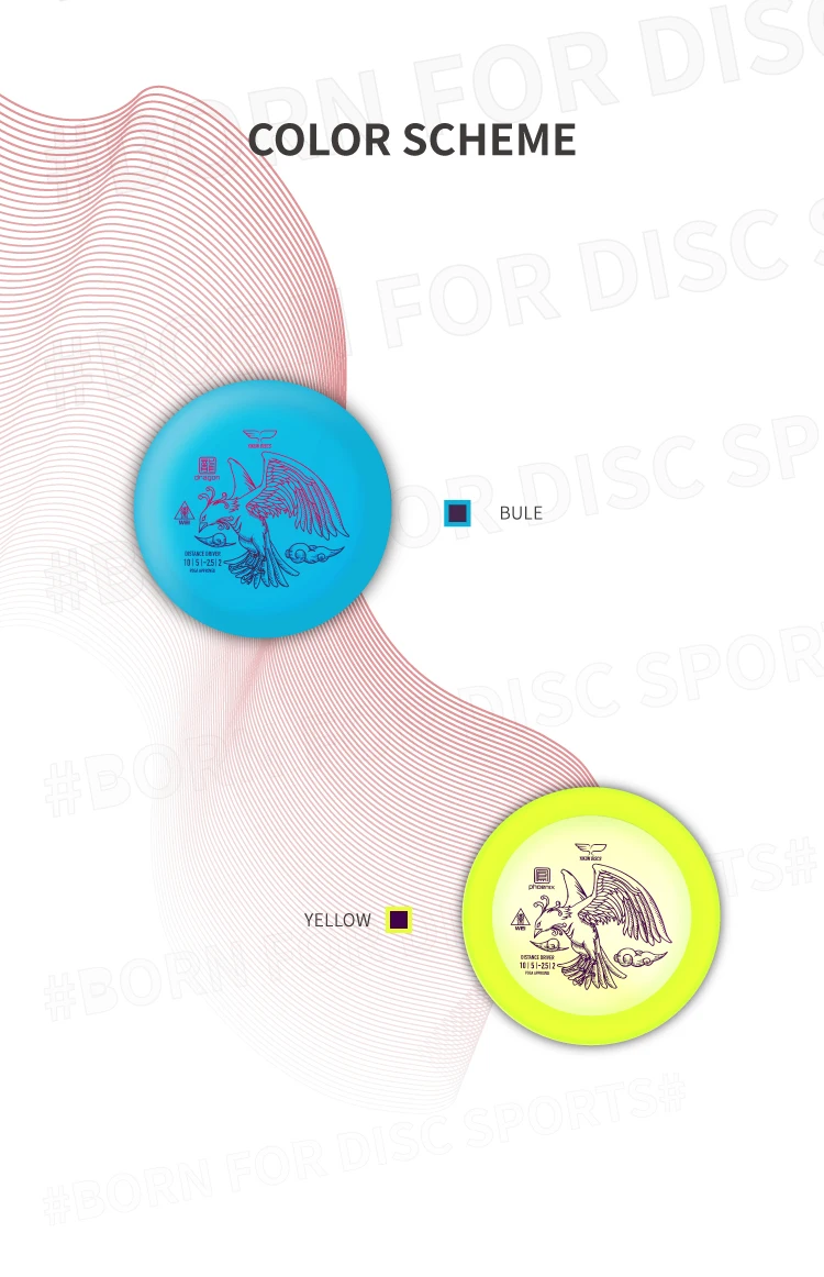 YINKUN диски PDGA одобренный диск Гольф диск драйвер WEI