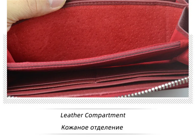 Женский кошелек из натуральной кожи, Длинный кошелек, тисненый узор с бабочками, кошельки, женские держатели для карт, Carteira Feminina, сумка для телефона