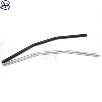 

Black/Chrome Motorcycle Handlebar 1" 25mm Black Drag Straight Bar For Honda Kawasaki Yamaha Suzuki Harley Chopper Bobber