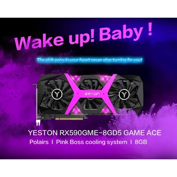 

Yeston RX590GME-8G D5 8G GDDR5 256Bit 1380/8000MHz 14Nm Gaming Video Ie Card