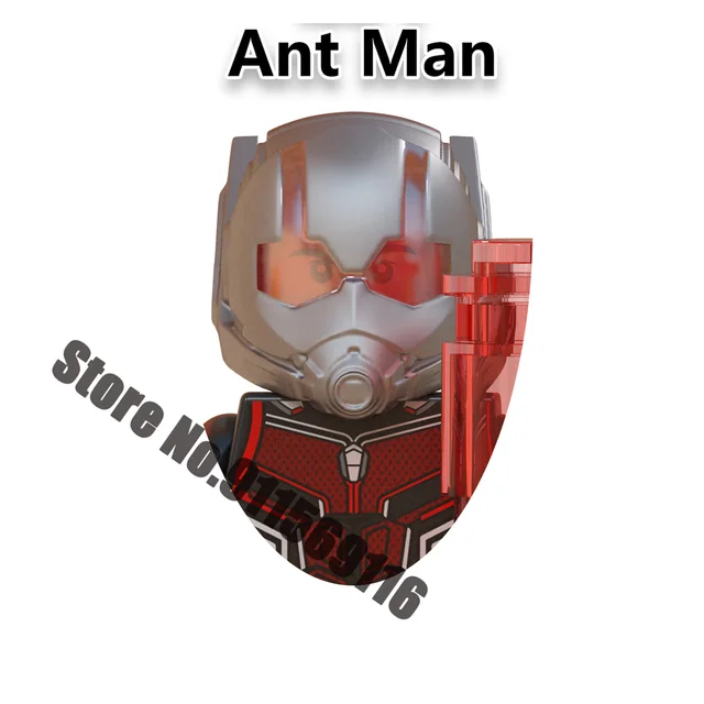 Superhero Building blocks Loki Sylvie Iron Man Spiderman Hulk Thor Captain America Venom Groot Thanos Vision Falcon Deadpool Toy A-WM721