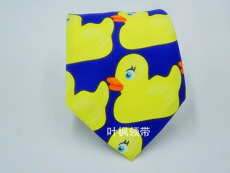 Галстуки Для женщин Забавный животный принт желтый Kawaii милые Для женщин s галстуком-бабочкой в стиле унисекс в стиле Харадзюку для пар, подходит ко всему, Повседневное японский Стиль ежедневно шик - Цвет: big duck