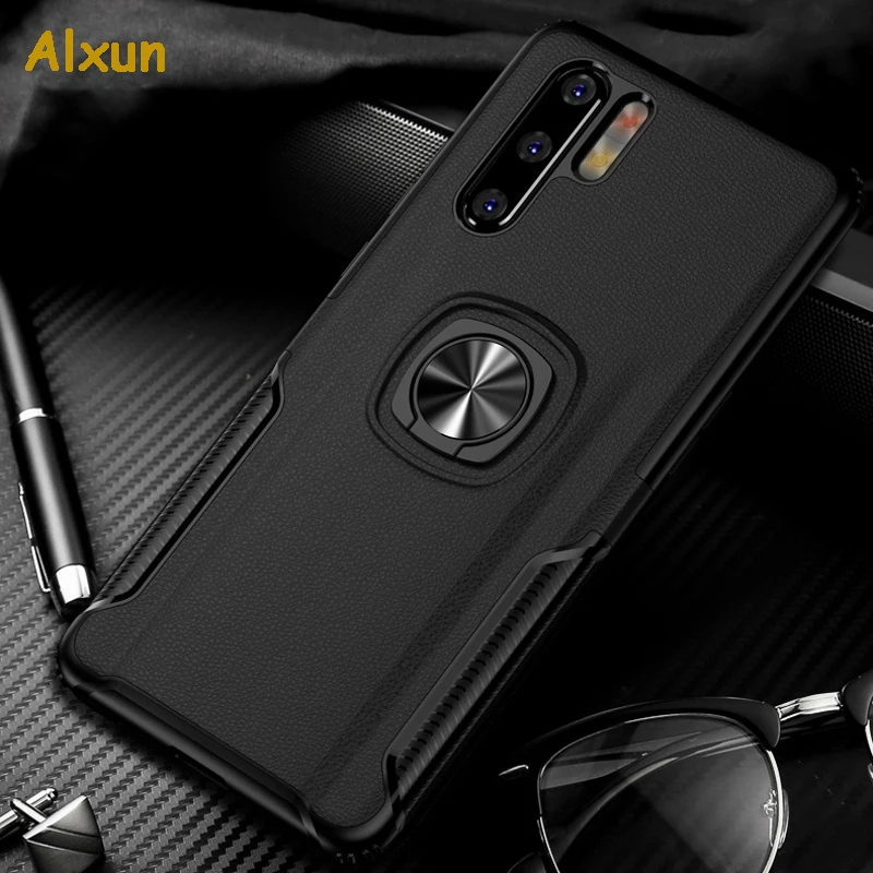 Чехол Alxun для Huawei P30 Pro автомобильный держатель подставка магнитный кронштейн из