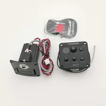 Стиль Fishman 301T адаптеры для акустической гитары Эквалайзер Тюнер Пьезо активные звукосниматели система усиления