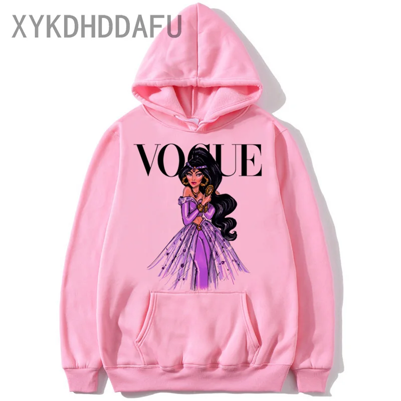 Толстовка с капюшоном Vogue Princess для женщин и мужчин милые толстовки большого