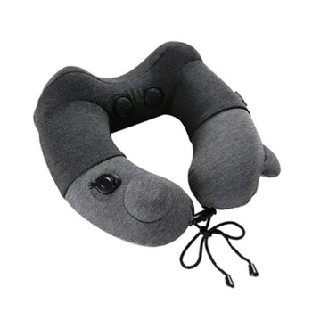 

Electric Inflatable Cervical Massager Neck Massager Multifunction USB Portable Bone Conduction Shock Massage Pillow