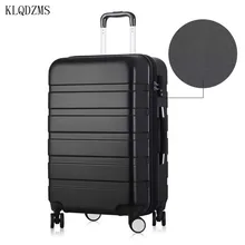 KLQDZMS модный ABS+ PC чемодан на колёсиках, дорожный костюм, чехол с колесиками, чехол на колесиках 20 дюймов, багаж на колесиках 2" 26" 28 дюймов