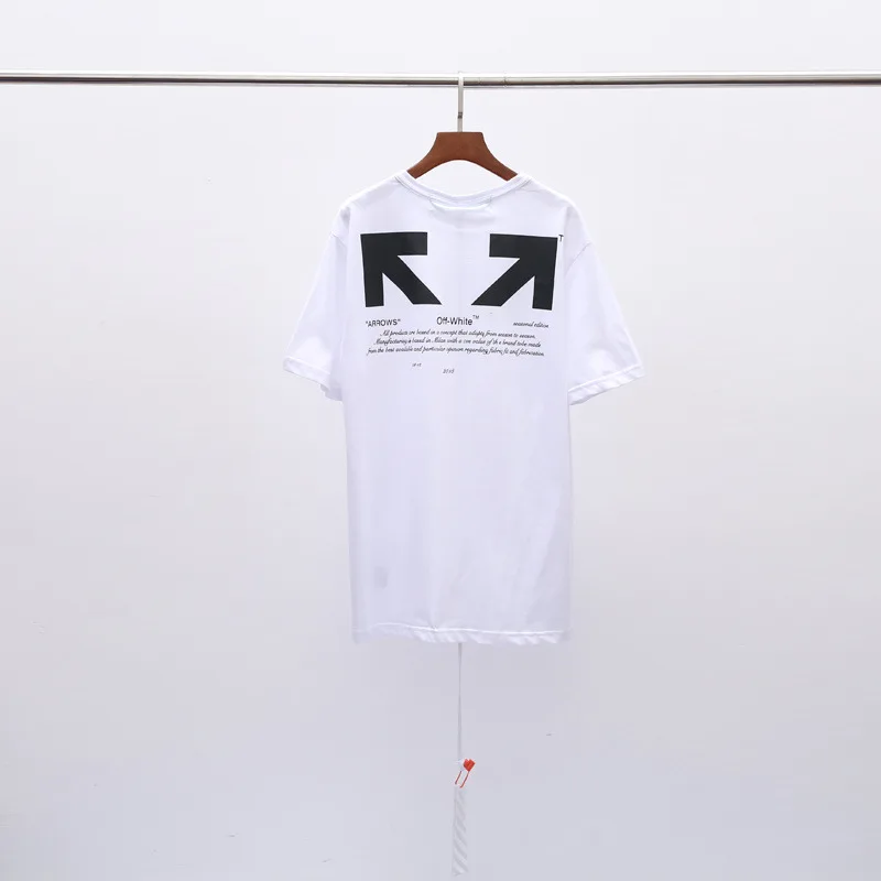 19SS OFF-WHITE летняя Новинка 03 Limited OW принт звезда мужская пара короткий рукав Футболка