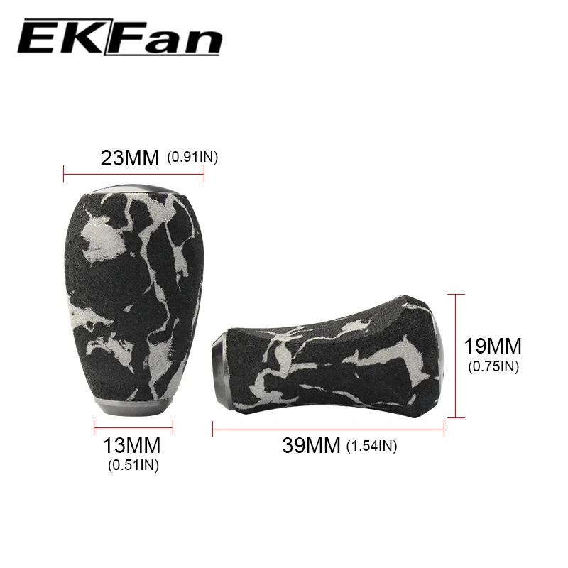 EKFan 2 шт. камуфляжная цветная рыболовная ручка для рыболовной катушки