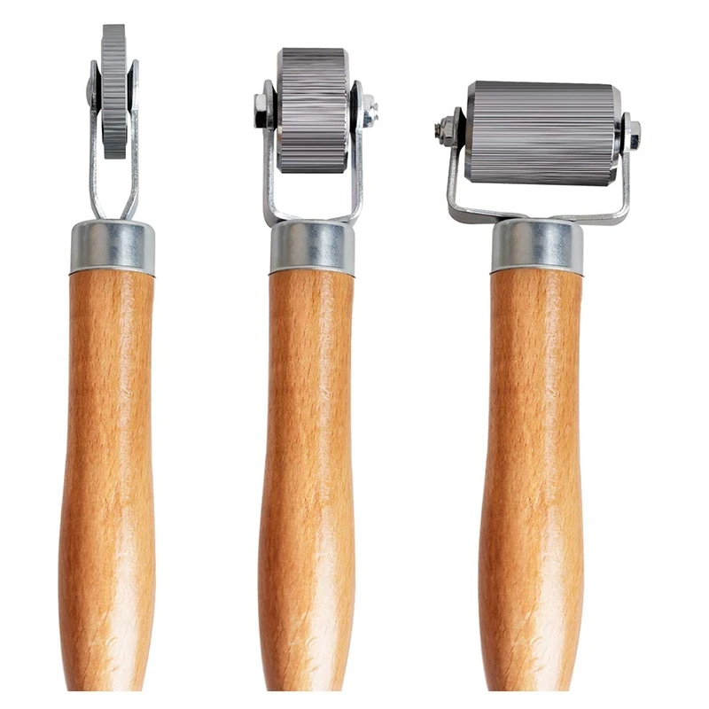 

3 Pcs Car Sound Deadening Roller Metal Installation Tool for Auto Noise Roller Car Sound Deadener Application Installation Tool
