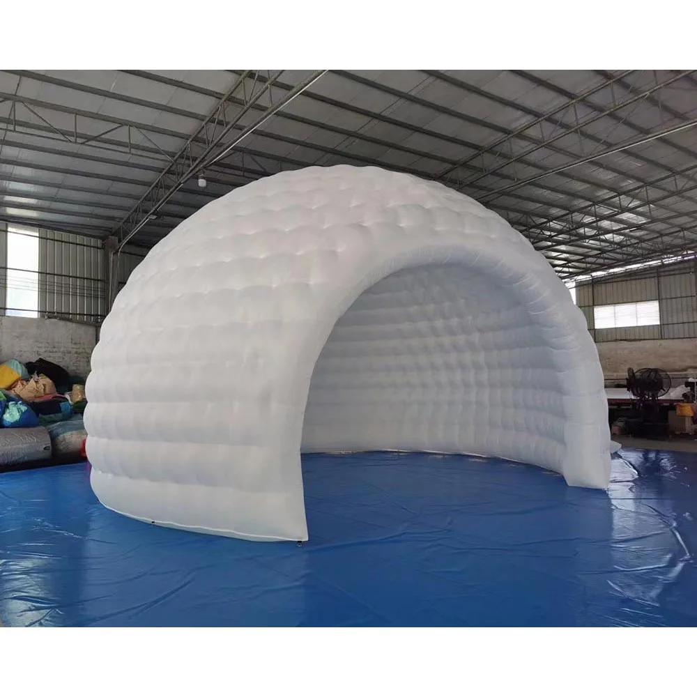 5M Illuminazione A Led Tenda A Cupola Gonfiabile Tenda Per Feste Tenda Igloo Gonfiabile Multifunzionale Mezza Cupola Sfondo Di Nozze In Vendita