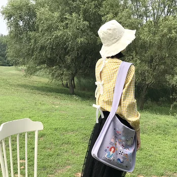 

Original Cute Messenger Bag Female Japanese Small Fresh Simple Childlike Messenger Bag Student Schoolbag Women Bags