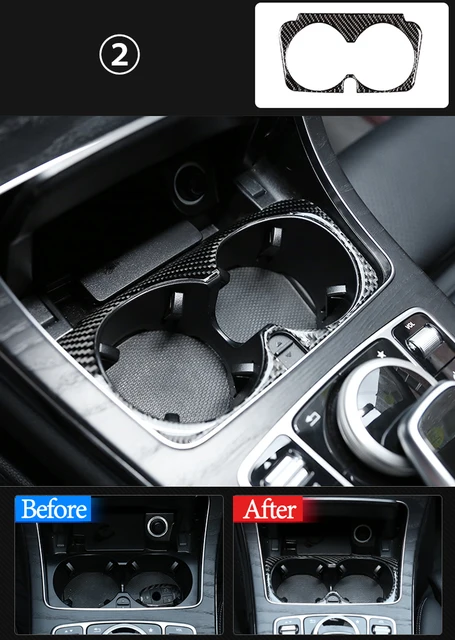 Carbon Fiber Car Door Steering Wheel Multimedia Gears Panel Sticker For  Mercedes Benz V Class W447 V260 15-20 Interior Accessory - AliExpress