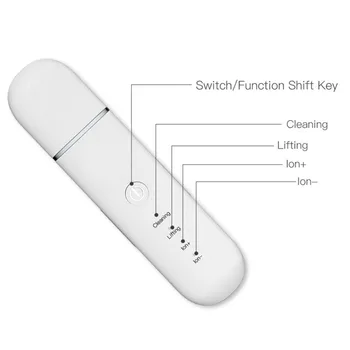 

NEW Ultrasonic Deep Face Cleaning Machine Skin Scrubber Remove Dirt Blackhead Reduce Wrinkles and spots Facial Whitening Lifting