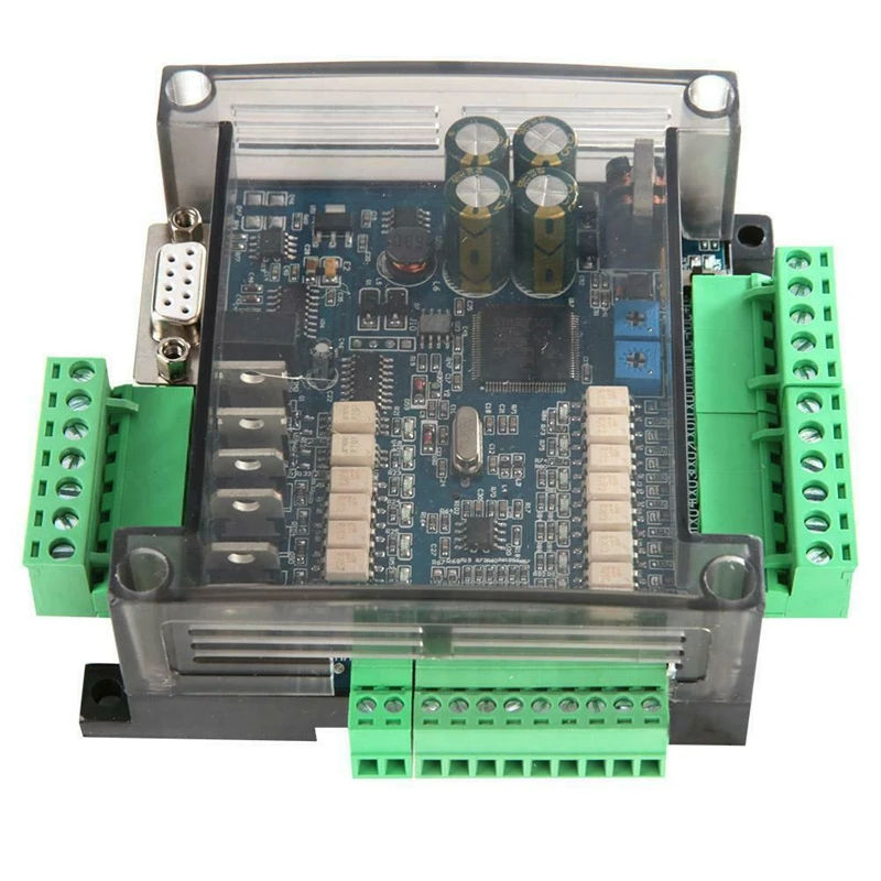 FX3U-14MT High Speed Analog 6AD+2DA PLC Industrial Control Board 24V 1A