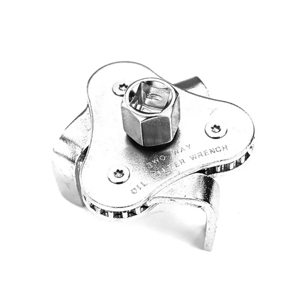 

Oil Filter Key Wrench Removal Tool Universal Adjustable 54-116mm Vehicle Off-Road 3-Jaw Wrench Professional Car Trucks
