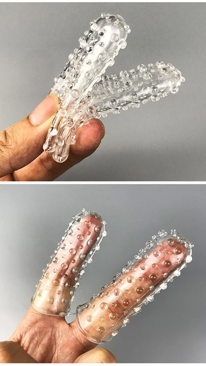 2Pcs Finger Sleeves Vibrator Sex Toys For Woman Clitoris Stimulator Women Vagina Strapon Sex Erotic Adults Products For Couples (15)
