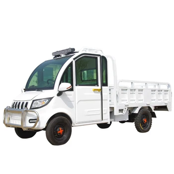 

express pull truck fully enclosed freight battery cargo insulation compartment-seater electric tricycle