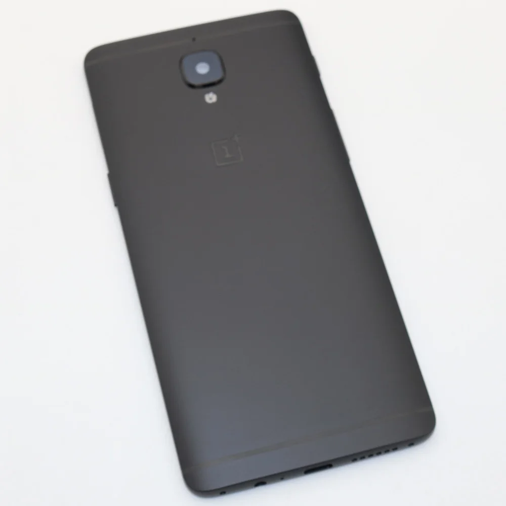 Black Чехол для One Plus Oneplus 3 A3000 3T A3003 1+ 3 3t, защитный чехол на заднюю панель, чехол для батареи+ Боковая кнопка - Цвет: Black
