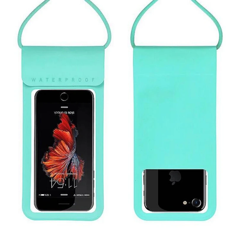 Водонепроницаемый Прозрачный чехол для телефона сумка сотового с сенсорным