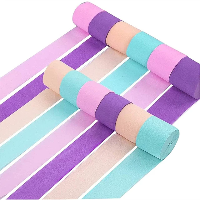12pcs Crepe Paper Streamer Pastel Streamers Unicorn Party Supplies  Decorations Birthday Decor Party Baby Shower Bridal Shower - Party Backdrops  - AliExpress