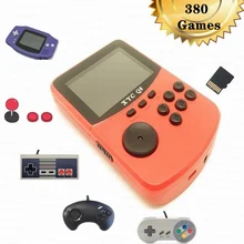 Mini Console de jeu rétro portable, 380 jeux avec fente pour carte TF pour GBA pour Snes pour Nes pour Sega Megadrive