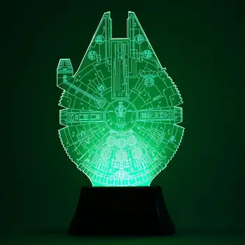 

Changing Color Christmas Gift Night Light 3D Bedroom LED Table Lighting Movie Lamp Glowing Bulbing