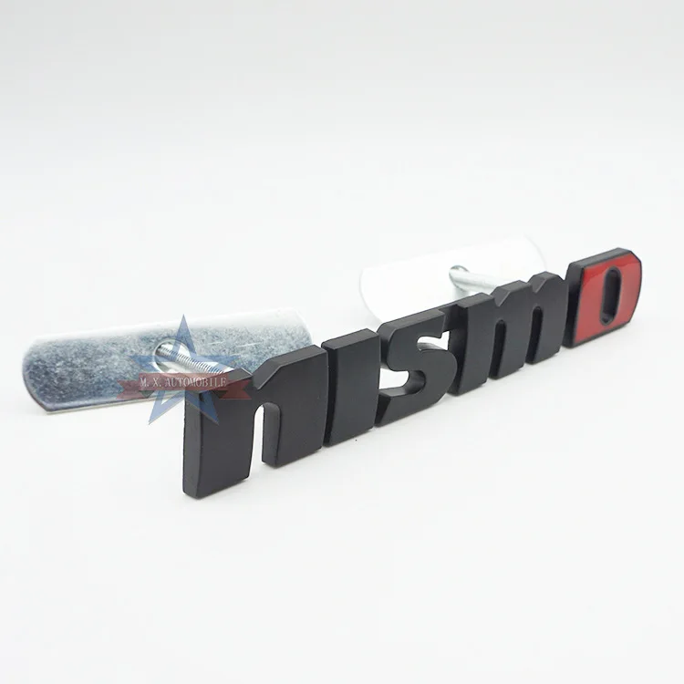 Подходит для Nissan Nismo решетка бампера наклейки металлические модифицированные автомобильные Логотипы Tiida Nissan решетка металлический логотип