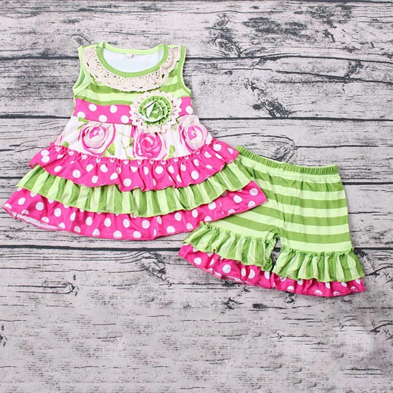 Комплект одежды с цветочным принтом для новорожденных девочек комплект без