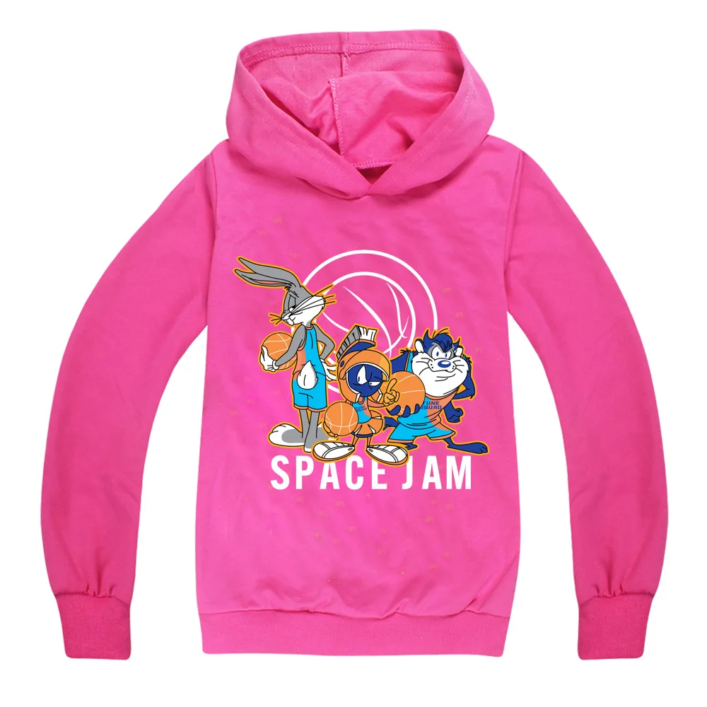 021 New Space Jam 2 Sweatshirts Kids T Shirts Tops Sportswear Baby Clothes Girls Hoodie T Shirt Autumn Jacket Children Clothing hoodies for a boy Hoodies & Sweatshirts