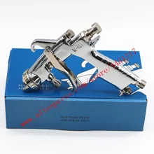 Профессиональный W101 HVLP ручной пистолет-распылитель W-101 Краски пистолет-распылитель Давление Тип 1,0/1,3/1,5 мм Краски пистолет