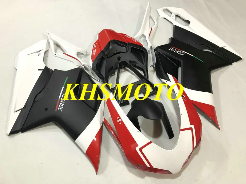 Injection mold Fairing kit for 848 1098 1198 08 09 10 11 12 2008 2009 2012 White red black Fairings+gifts DB11 | Автомобили и