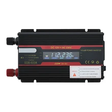 Автомобильный инвертор 12V 220V 3000/4000/6000W преобразователь пиковой мощности трансформатор преобразователя напряжения 12V постоянного тока до 220V инверсор+ ЖК-дисплей Дисплей безопасный