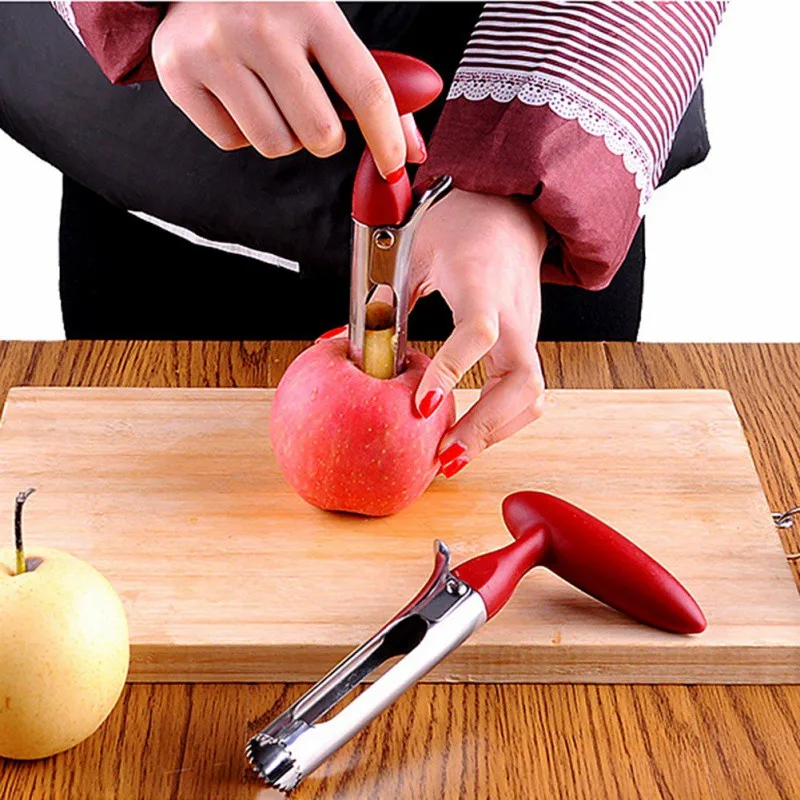 

Practical Apple Clip Nuclear Tool To The Core Stainless Steel Fruit Unique Clip Nuclear Tool Safe Cleaner Kitchen Accessories
