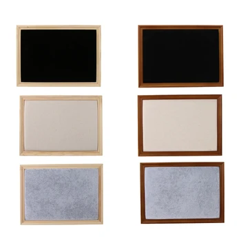 

Wooden Earrings Dangler Eardrop Jewelry Rack Storage Hanging Photo Frame Board