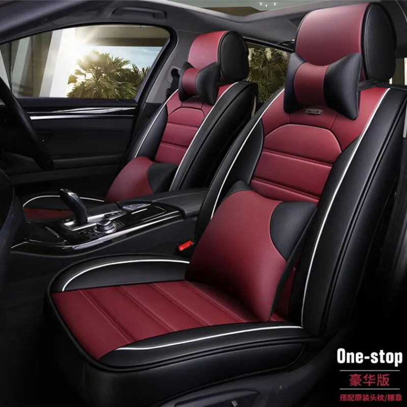 Universal Pu Leather Car Seat Covers For Mazda 3 6 Cx5 Cx7 323 626 M2 M3 M6 Axela Familia