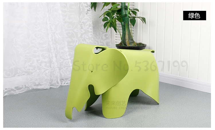Elephant Children's Chair Kindergarten Cute Nordic Plastic Stool Baby Color Toy Stool Cartoon Animal Stool