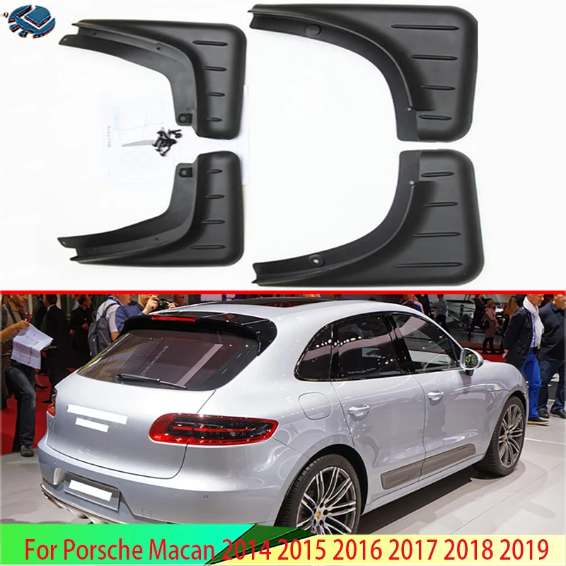 

Брызговики для Porsche Macan 2014, 2015, 2016, 2017, 2018, 2019, 4 шт.