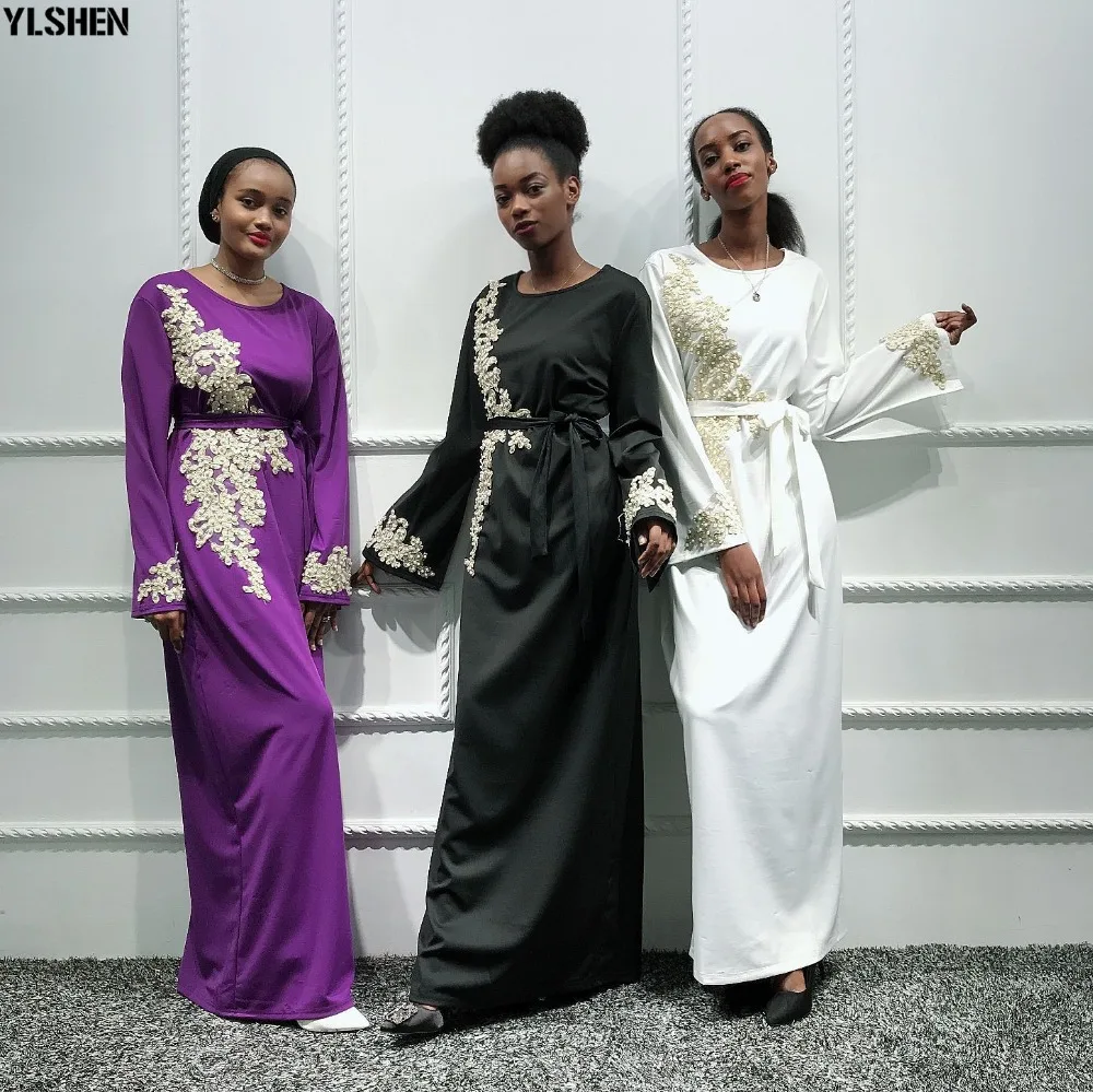 2020 Eid Mubarak Abaya Dubai Muslim Dress Women Embroidery Ramadan Robe Kaftan Islamic Clothing African Dresses Abayas for Women 21