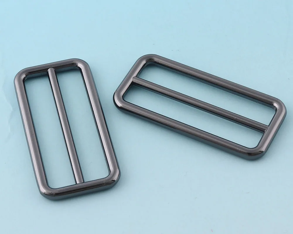 Release Belt Buckles Adjuster Buckle 40mm Tri Bar Buckles Strap Slider Fastener Bag Hardware